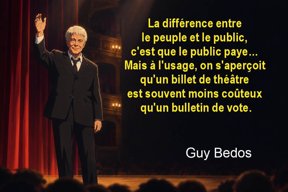 citation de Guy Bedos